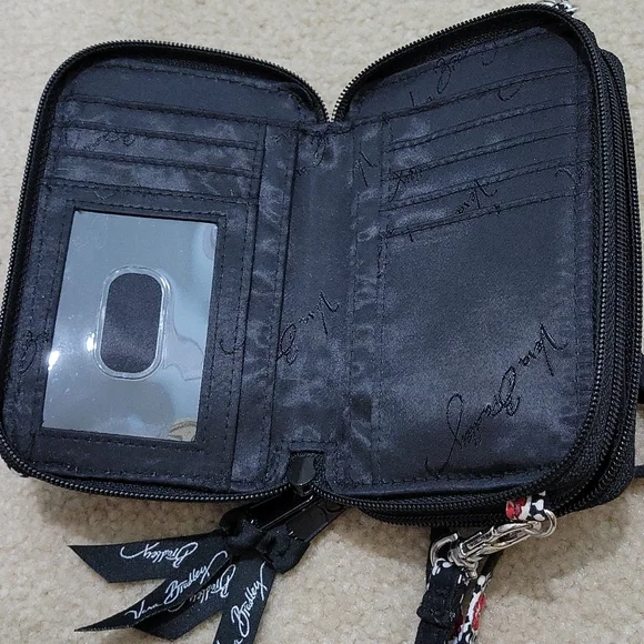 Vera Bradley Parisian Pom Poms Crossbody Wallet - Picture 3 of 4